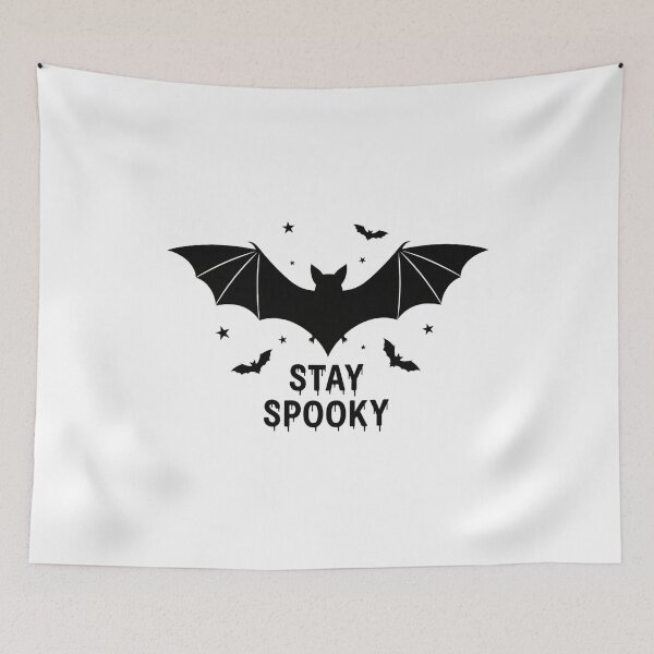 Item preview, Stay Spooky Bat Silhouette - Minimalist Halloween Design designed and sold by DropRomance.