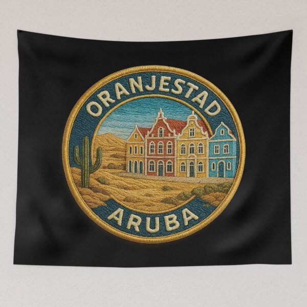 Item preview, Oranjestad Charm from the Heart of Aruba designed and sold by Girih.