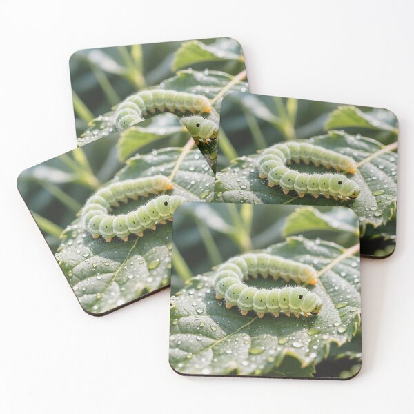 Item preview, Cute Green Caterpillar designed and sold by Vintage Designs +.