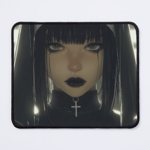 Item preview, goth nun designed and sold by CursedbyLilith.