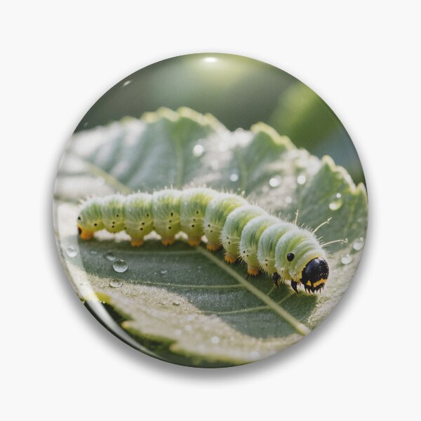 Item preview, Cute Green Caterpillar designed and sold by Vintage Designs +.