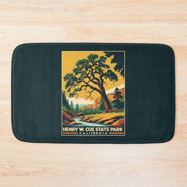 Item preview, A Vintage Illustration of Henry W. Coe State Park - California  designed and sold by GoodOldVintage.