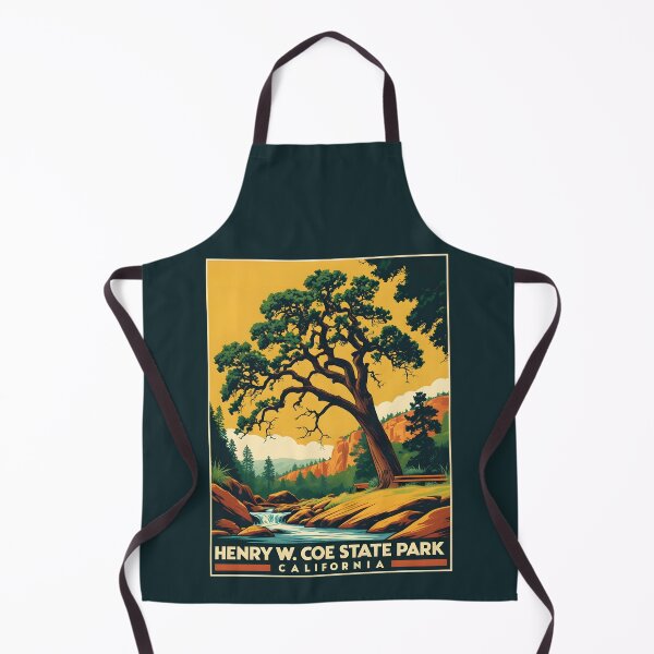 Item preview, A Vintage Illustration of Henry W. Coe State Park - California designed and sold by GoodOldVintage.