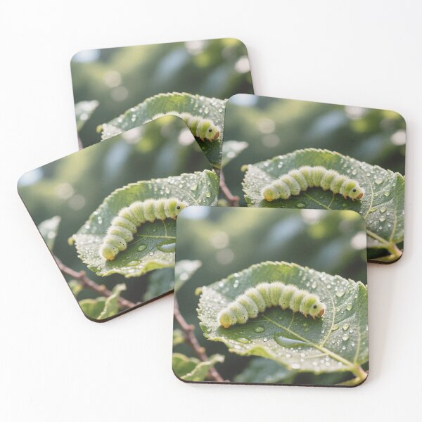 Item preview,  Cute Green Caterpillar designed and sold by Vintage Designs +.