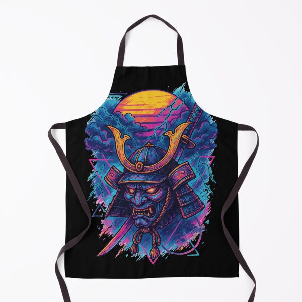 Item preview, Samurai Retro Vaporwave designed and sold by TomFrontierArt.