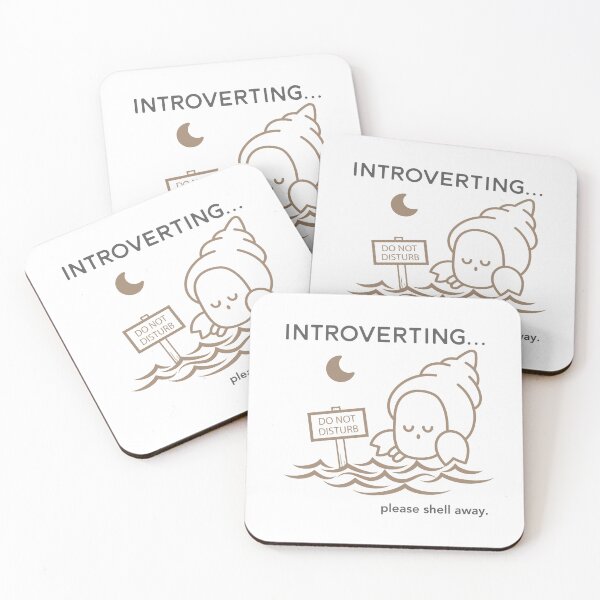 Item preview, Introverting – Please Shell Away Funny Beach Shirt designed and sold by bobparduephoto.