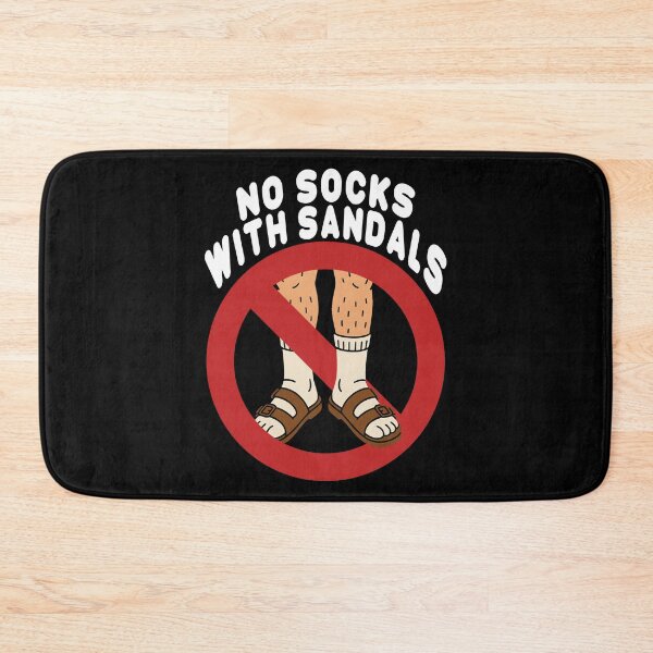 Item preview, No Socks with Sandals | Funny Fashion Offense Design designed and sold by Qudkin.