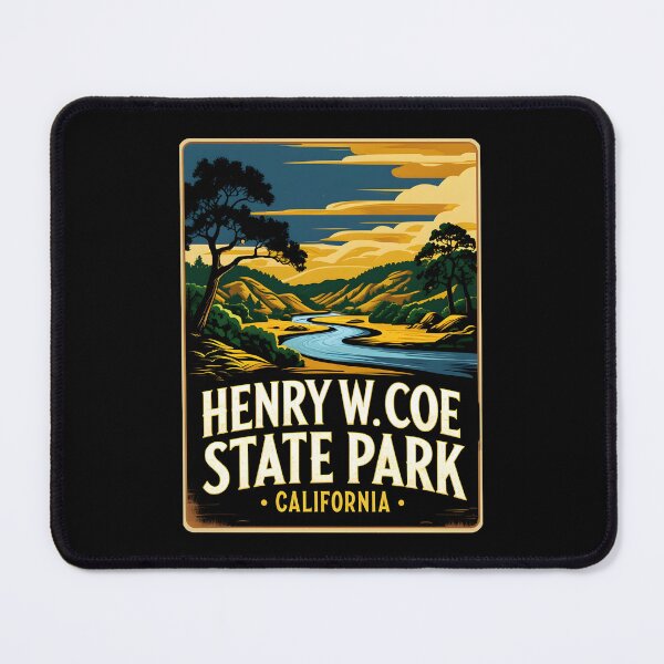 Item preview, A Vintage Illustration of Henry W. Coe State Park - California  designed and sold by GoodOldVintage.