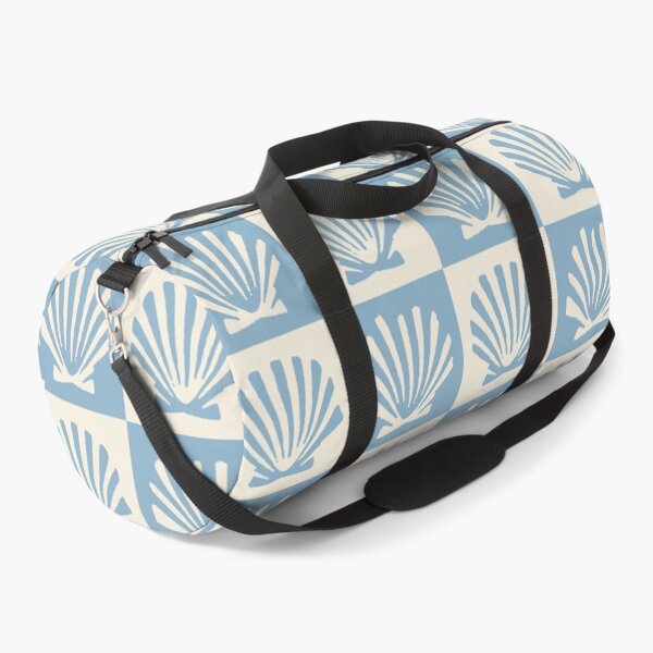 Item preview, Minimal Coastal Checkerboard with Seashell Motif designed and sold by trajeado14.