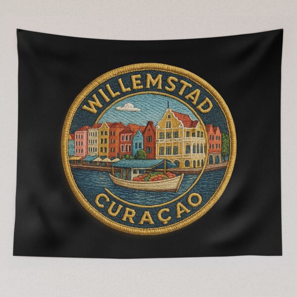 Item preview, Willemstad Vibes – Colorful harbor flair from Curaçao designed and sold by Girih.
