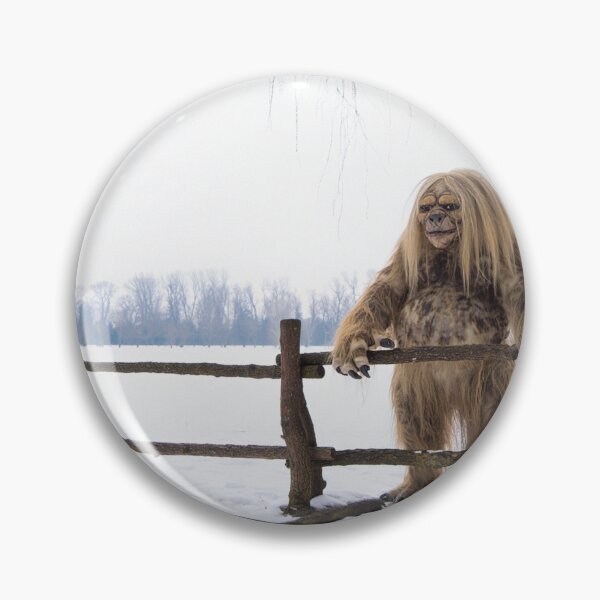 Item preview, A Troll standing by a gate in a snow covered field designed and sold by Vintage Designs +.