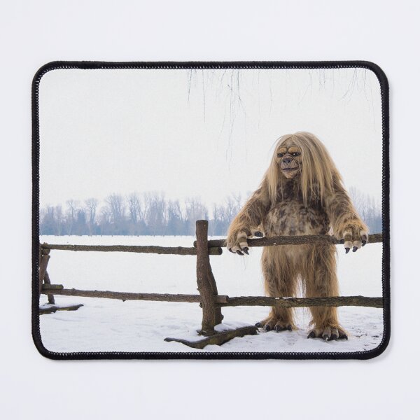 Item preview, A Troll standing by a gate in a snow covered field designed and sold by Vintage Designs +.