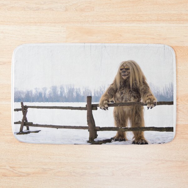Item preview, A Troll standing by a gate in a snow covered field designed and sold by Vintage Designs +.