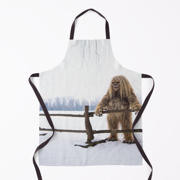 Item preview, A Troll standing by a gate in a snow covered field designed and sold by Vintage Designs +.
