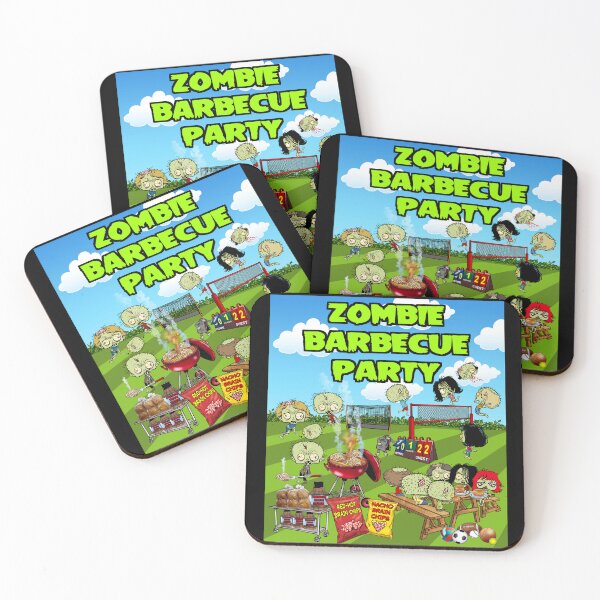 Item preview, Zombie Barbecue Party designed and sold by 3-Beans-Art.
