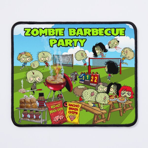Item preview, Zombie Barbecue Party designed and sold by 3-Beans-Art.