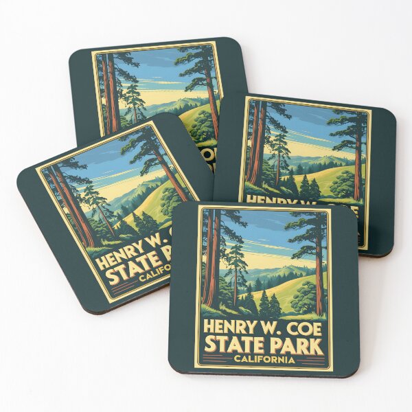 Item preview, A Vintage Illustration of Henry W. Coe State Park - California  designed and sold by GoodOldVintage.