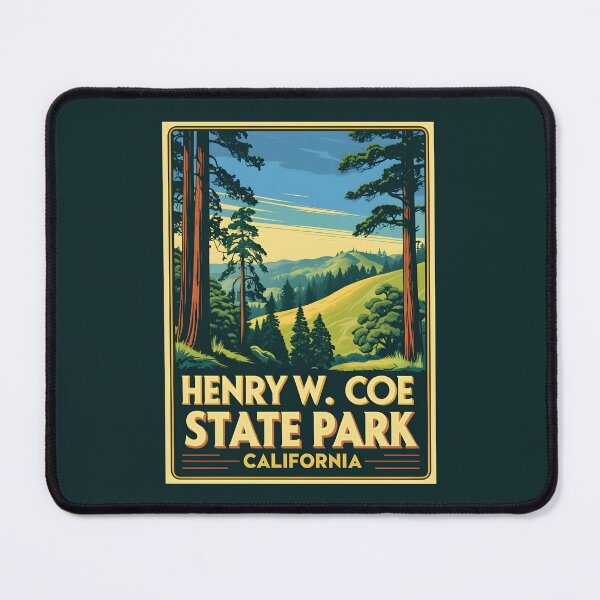 Item preview, A Vintage Illustration of Henry W. Coe State Park - California  designed and sold by GoodOldVintage.