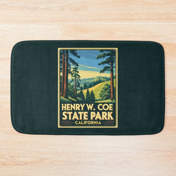 Item preview, A Vintage Illustration of Henry W. Coe State Park - California  designed and sold by GoodOldVintage.