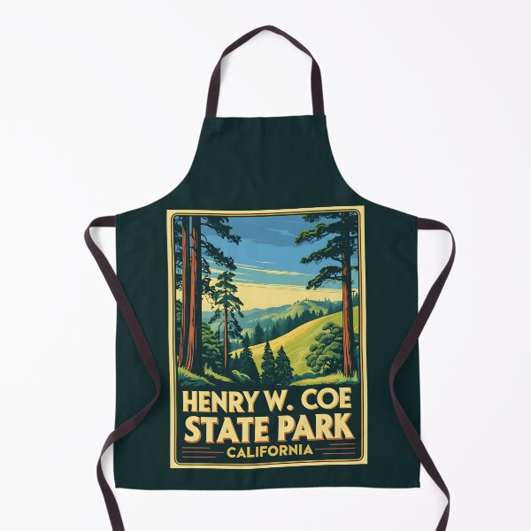 Item preview, A Vintage Illustration of Henry W. Coe State Park - California designed and sold by GoodOldVintage.