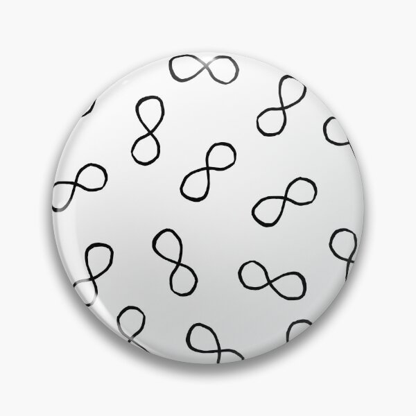 Item preview, Infinity Symbol in Black Ink Pattern designed and sold by Farissa Designs.