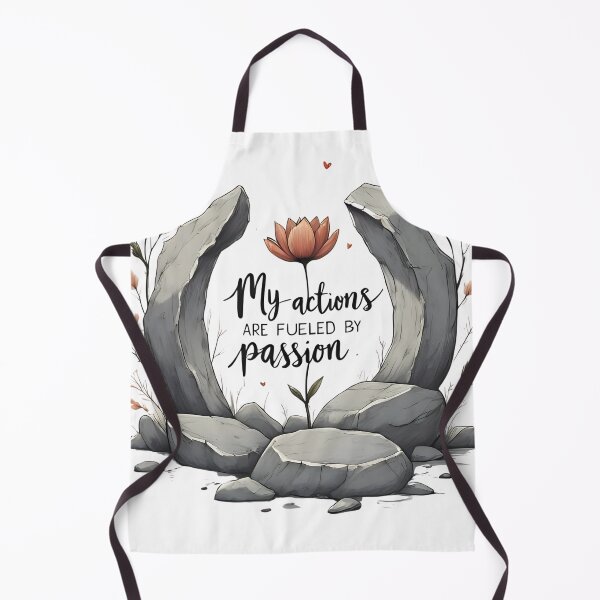 Item preview, My Actions Are Fueled by Passion – Bold Floral Breakthrough Design. Affirmation designed and sold by FlowCreate.