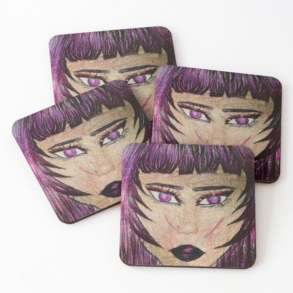 Item preview, Purple Reign: Mystical Gaze Portrait designed and sold by Luhxyraa.