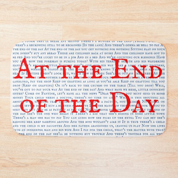 Item preview, Les Miserable Lyrics designed and sold by broadwaygirl142.