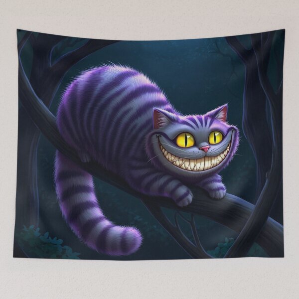 Item preview,  The Cheshire Cat illustration designed and sold by Vintage Designs +.
