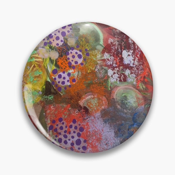 Item preview, Abstract acrylic painting “fruit frenzy”  designed and sold by SarahWhite.Art.