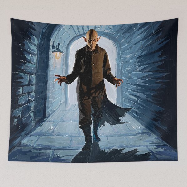 Item preview, Nosferatu the Vampire vintage style halloween illustration designed and sold by Vintage Designs +.