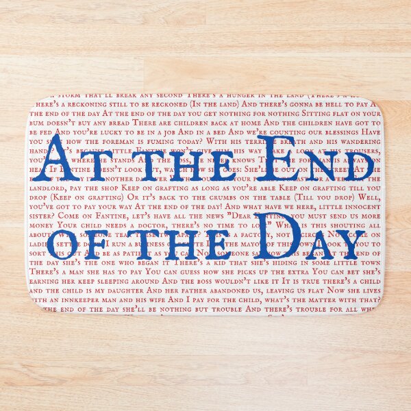 Item preview, Les Miserable Lyrics designed and sold by broadwaygirl142.