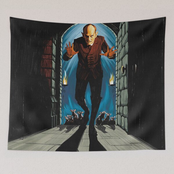 Item preview, Nosferatu the Vampire vintage style halloween illustration designed and sold by Vintage Designs +.