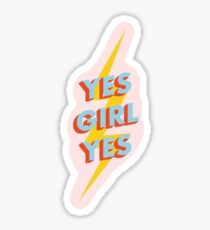 Ja Mädchen Sticker