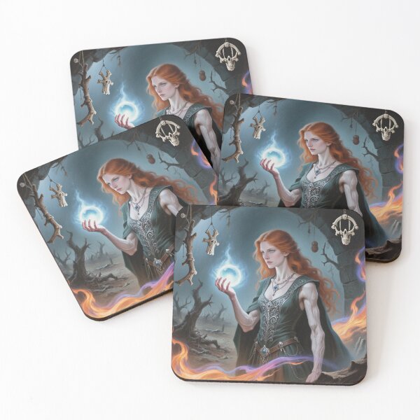 Artikelvorschau, Die Zauberin und Hexe der wilden Moore entworfen und verkauft von Vintage Designs +.