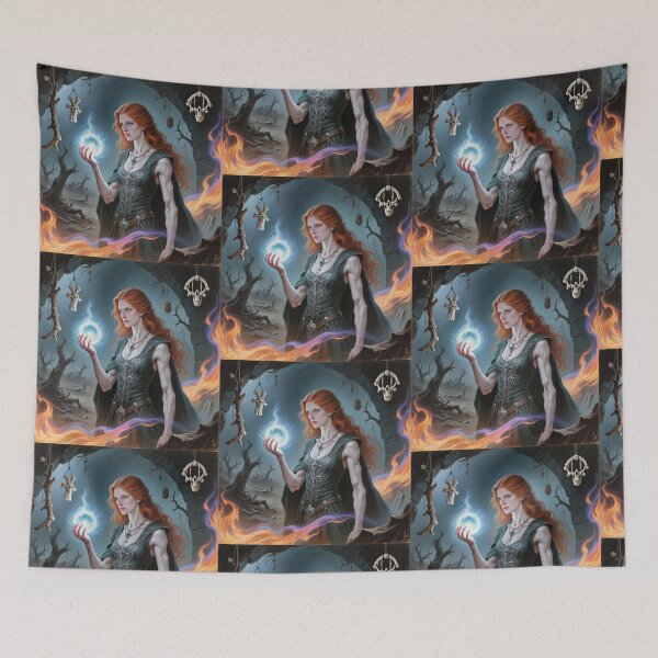 Item preview, The Sorcerer Witch of the wild moors designed and sold by Vintage Designs +.