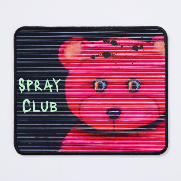 Item preview, Spray Club Graffiti Bear – Bold Street Art T-Shirt Design designed and sold by Creative Mama.