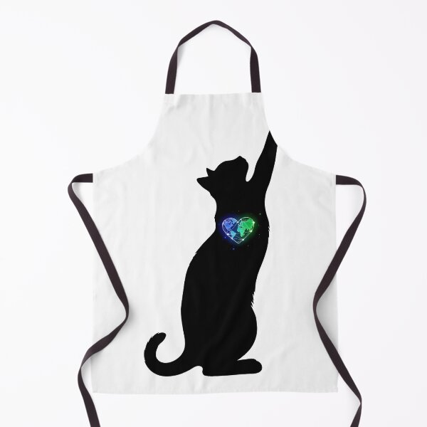 Artikelvorschau, Minimalistische Katzensilhouette Weltherz entworfen und verkauft von zoughlal.