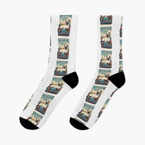 Item preview, Vintage Travel Poster International Cat Day designed and sold by zoughlal.