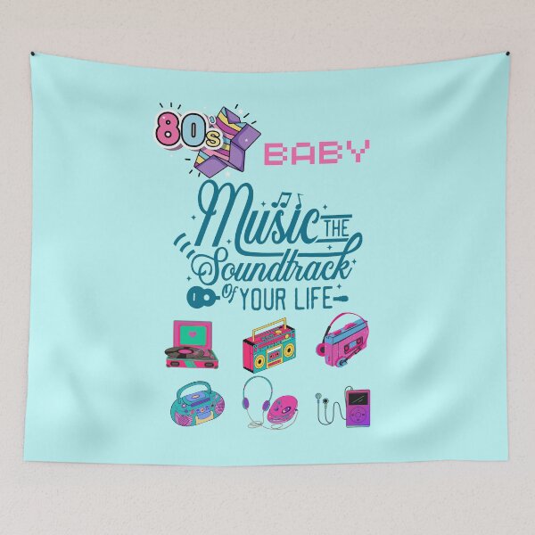 Item preview, 80's Music Baby, Soundtracks of your life designed and sold by ElevateYourEnergy.