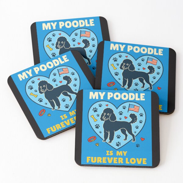 Item preview, My Poodle is My Furever Love Funny Moms & Dads  Gift Shirt designed and sold by MojNetSerwis WWK.