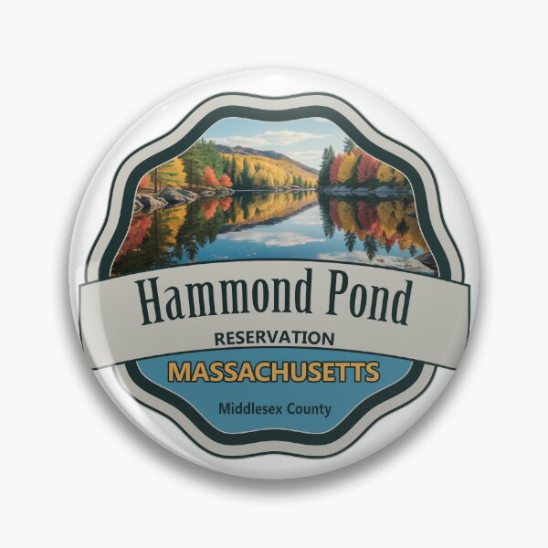 Item preview, Hammond Pond Reservation, Middlesex County, Massachusetts designed and sold by Wanderful-roads.