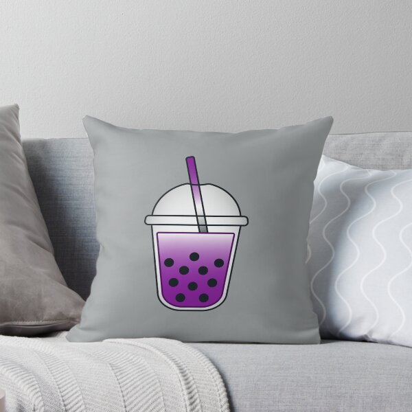 Item preview, Boba Tea Drink - Black/Grey/White/Purple - Asexual Pride Colours designed and sold by SChristineBrink.