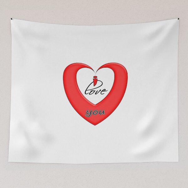 Item preview, I love you - heart designed and sold by Michael Treu.