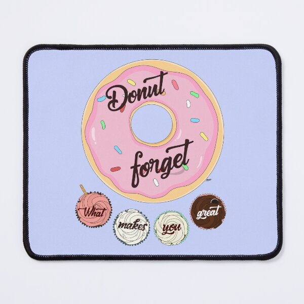 Item preview, Donut Motivational Sticker designed and sold by LittleRockArt.
