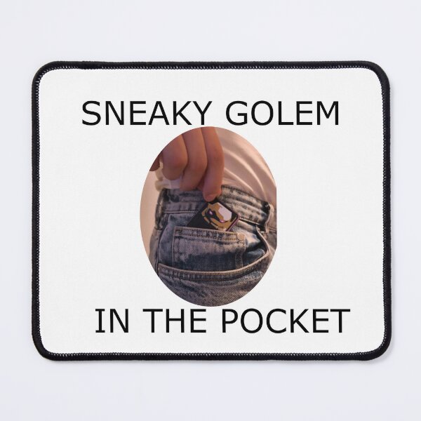 Item preview, Sneaky golem in the pocket with subtitles  designed and sold by Pixomadesigns.
