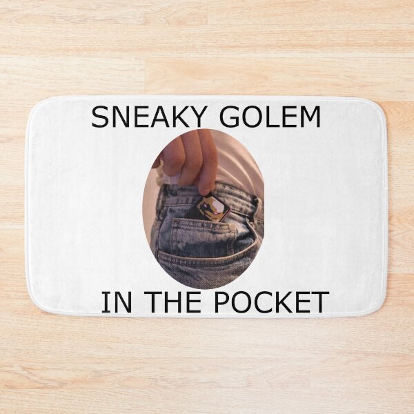 Item preview, Sneaky golem in the pocket with subtitles  designed and sold by Pixomadesigns.