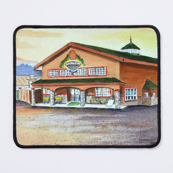 Item preview, Old Mill Café at Sunset designed and sold by MerriliesBrush.