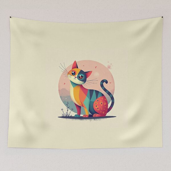 Item preview, Retro cat designed and sold by Oldvan08.