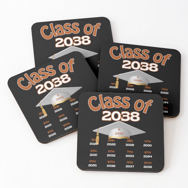 Item preview, Class of 2038 - From K to Cap Toss - Kindergarten to Senior Year designed and sold by FaeryNuff.